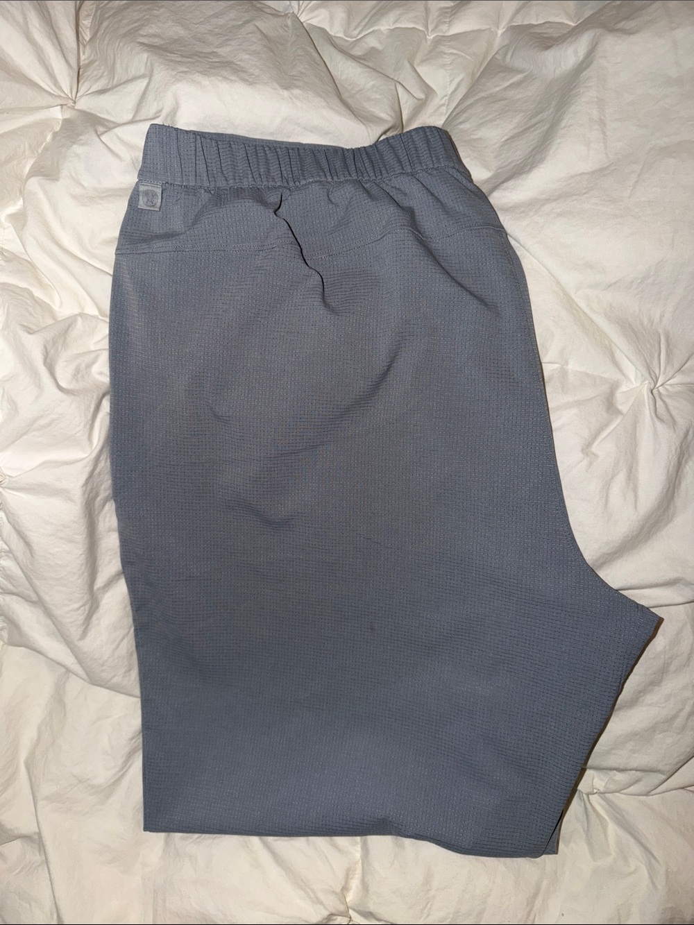 lululemon athletica Men's Gray Flat-Front Performance Shorts